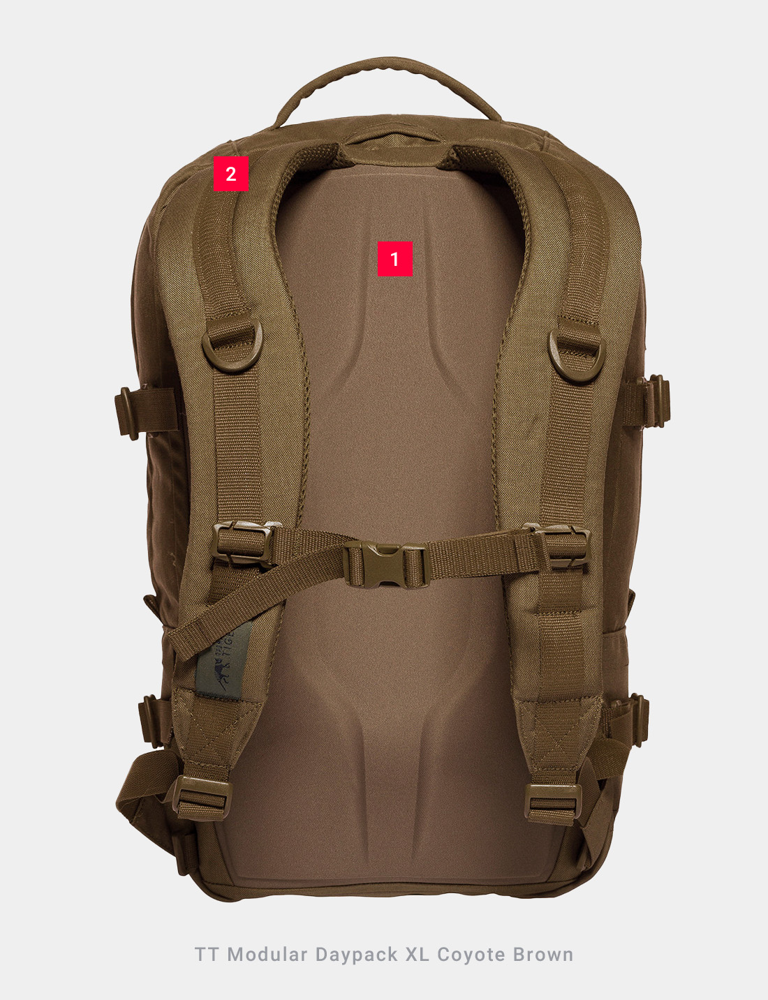 TT Modular Daypack XL Coyote Brown - Thermo Mold-Rückensystem