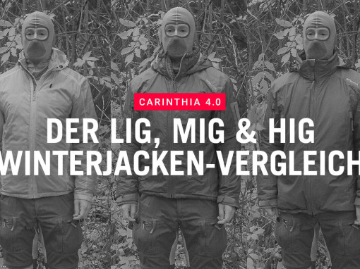 Carinthia 4.0 - Der LIG, MIG & HIG Winterjacken-Vergleich