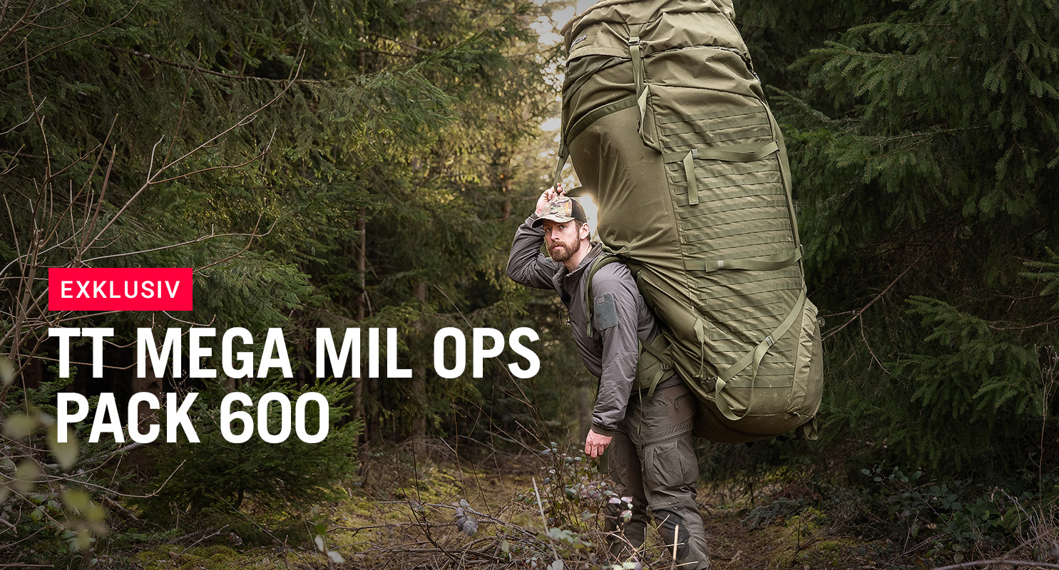Tasmanian Tiger Mega Mil Ops Pack 600 im Einsatz – extrem großvolumiger Rucksack für schwere Ausrüstung und lange Einsätze