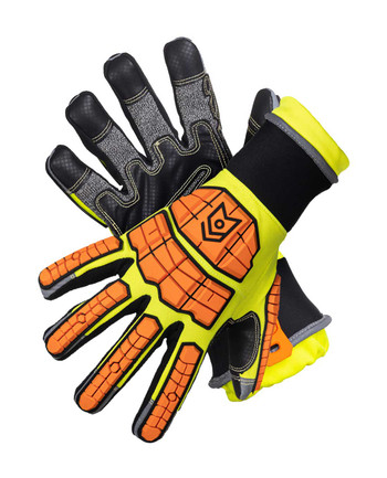MoG Masters of Gloves - RESQ Rescue Glove 7901 Black/Yellow/Orange