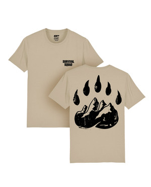 TACWRK - Survival Squad Claw T-Shirt Sand
