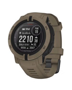 Garmin - Instinct 2 Solar Tactical Edition olive green with interchangeable silicone strap 22 mm