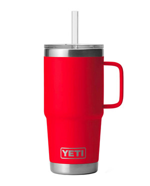 YETI - Rambler 25 Oz Straw Mug Rescue Red