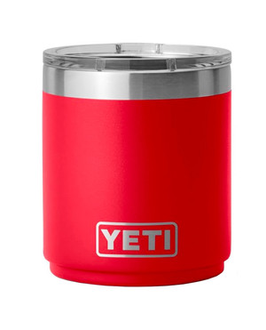 YETI - Rambler 10 Oz Lowball 2.0 Rescue Red Rot