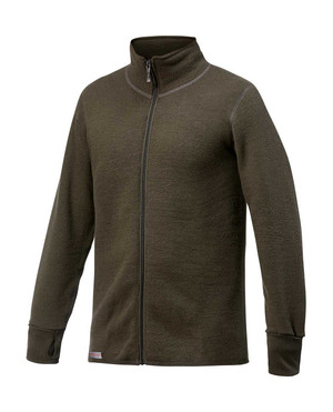 Woolpower Full Zip Jacket 600 pine green