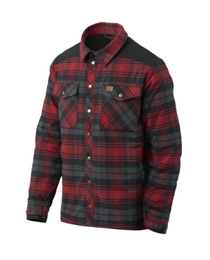 Helikon-Tex Winter Warden Shirt Slate Crimson Plaid