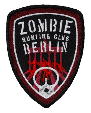 TACWRK - Zombie Hunting Club Patch Red