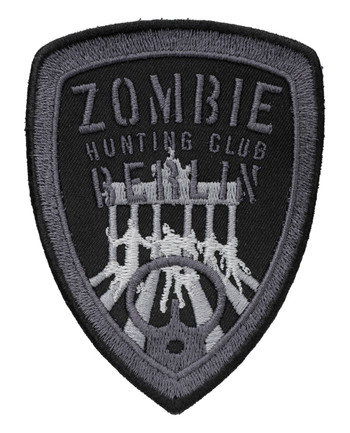 TACWRK - Zombie Hunting Club Patch Schwarz