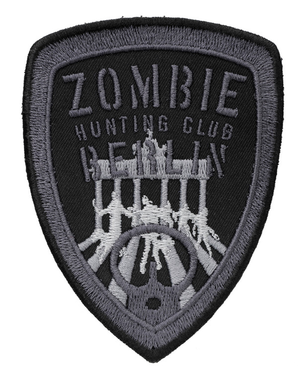 TACWRK Zombie Hunting Club Patch Schwarz