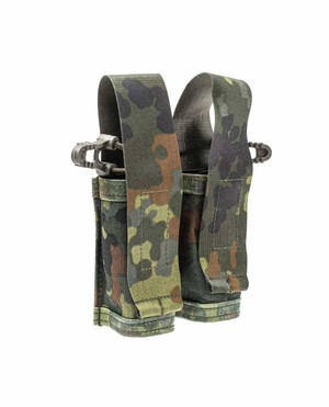 Lindnerhof Taktik Double Pistol Magazine Pouch MX762-2 Flecktarn