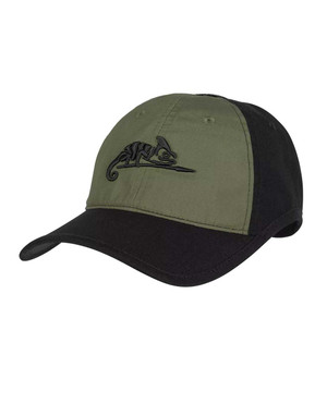 Helikon-Tex Logo Cap  Black / Olive Green