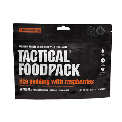 Tf Rice Tactical Foodpack TF Rice Pudding with Raspberries 90g - M0036 - TACWRK