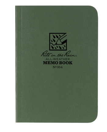 Rite in the Rain - Tactical Memo Book Green