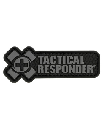 Tactical Responder - TR Logo Patch Schwarz