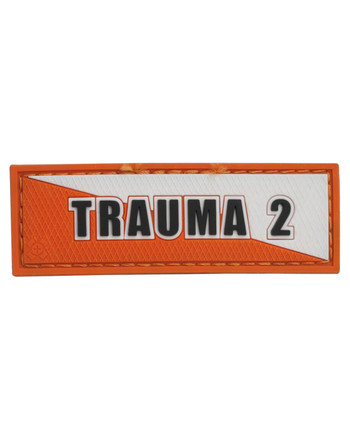 Tactical Responder - Trauma 2 Orange White Patch