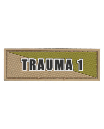 Tactical Responder - Trauma 1 Tan Green Patch