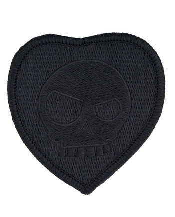 Triple Aught Design - (641) Mean T-Skull Bloody Valentine Patch Blackout
