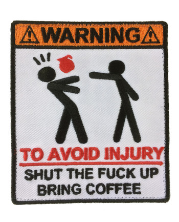 md-textil - Patch Coffee or injury