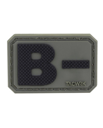 TACWRK - Blutgruppe PVC Patch B- Olive