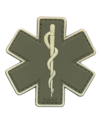 TACWRK - Paramedic Patch Olive/GITD