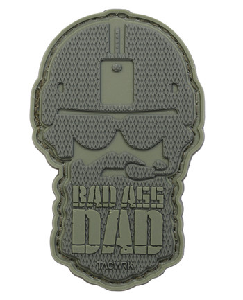 TACWRK - Bad Ass Dad Patch Olive