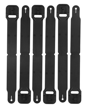 High Speed Gear HSGI Clip Short Pack of 6 Black Schwarz