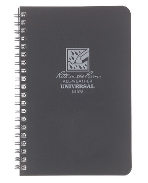Rite in the Rain - Side-Spiral Notebook Universal Grey
