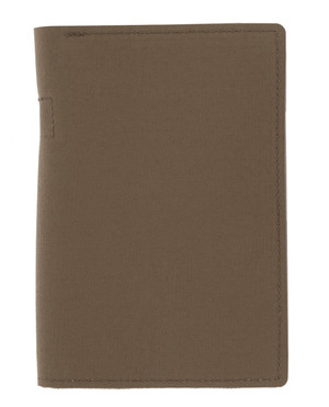 md-textil Document Case A6 w/ Zipper Coyote Brown