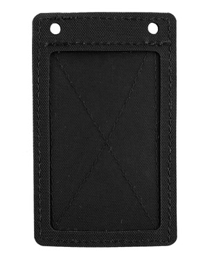 md-textil - ID Card Holder Velcro Black