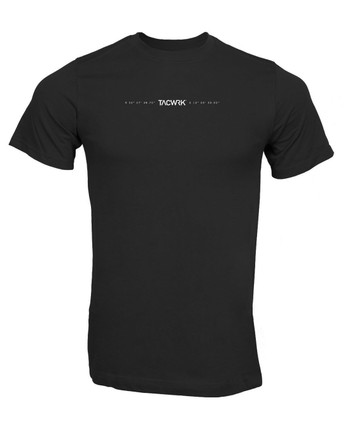 TACWRK - Koordinaten T-Shirt Black Schwarz