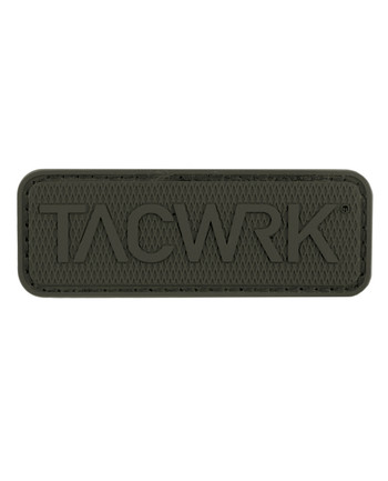 TACWRK - Square Rubber Patch Oliv