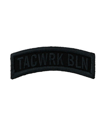 TACWRK - Bow Patch Stitched Black