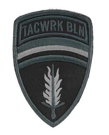 TACWRK - Brigade Patch Gestickt Schwarz