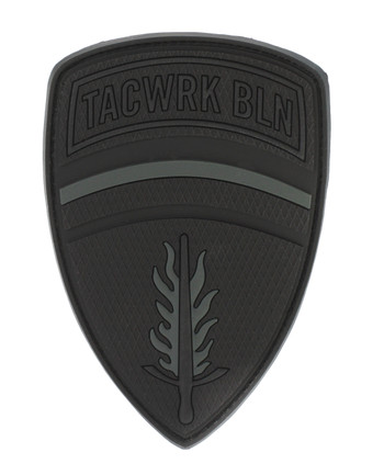 TACWRK - Brigade Rubber Patch Black