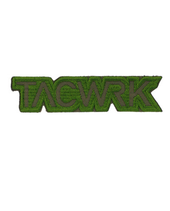 TACWRK - Cutout Patch Gestickt Grün