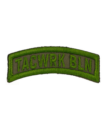 TACWRK - Bow Patch Gestickt Oliv