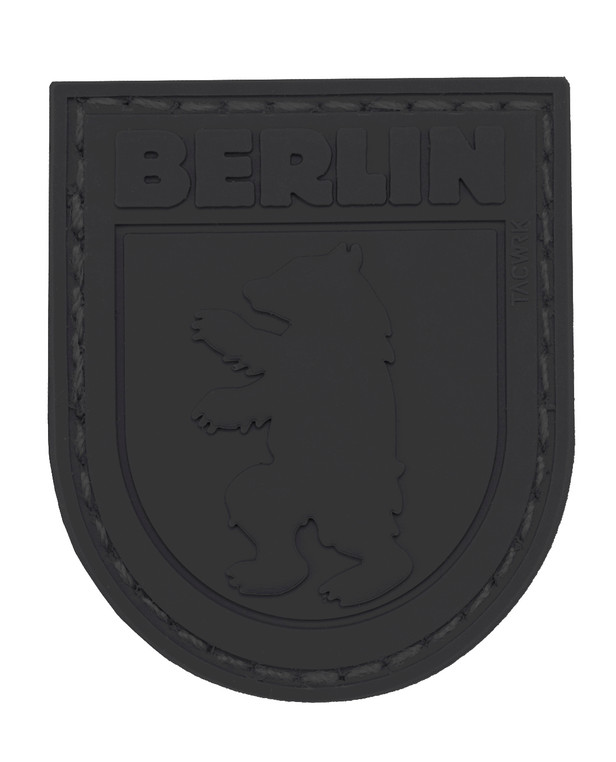 TACWRK Berlin Bear Patch All Black