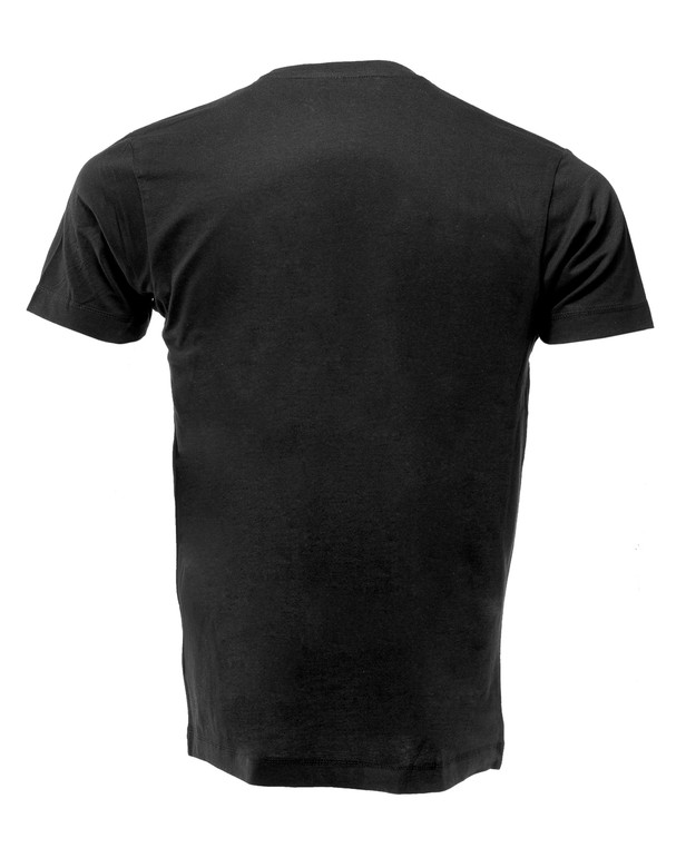 BeaverFit Dam Strong Logo T-Shirt Black on Black