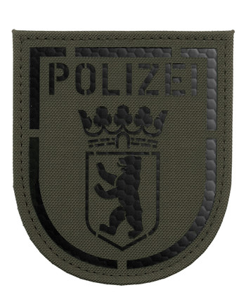 TACWRK - Police Berlin IR Patch Stonegrey Olive