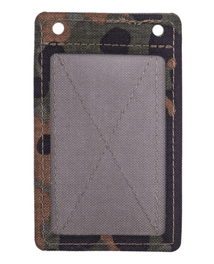 md-textil - ID Card Holder Hook and Loop 5 Farb Tarndruck