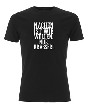 TACWRK - Machen Wollen Shirt Black Schwarz
