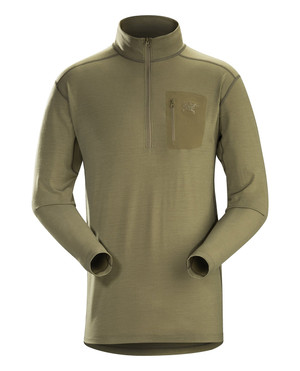 Arc'teryx LEAF Cold WX Zip Neck AR Men's (Wool) Crocodile
