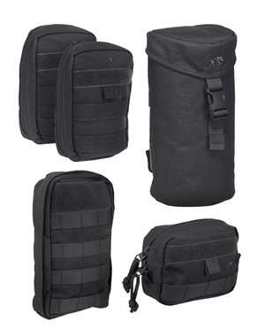 TACWRK TT Multi-Mission Pouch Set Black