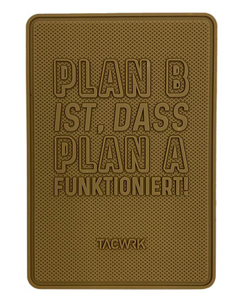 TACWRK - Plan B Rubberpatch Coyote