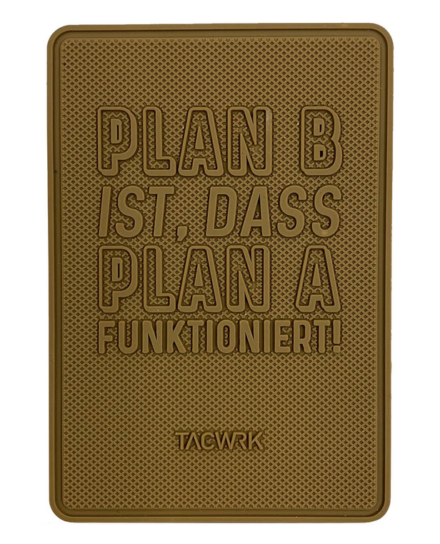TACWRK Plan B Rubberpatch Coyote
