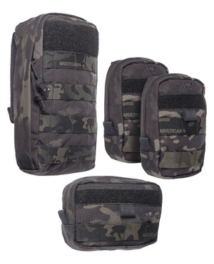 TACWRK No-Brainer Pouch Set Multicam Black