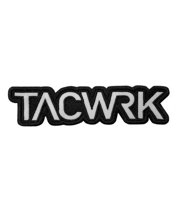 TACWRK - Cutout Patch Gestickt Schwarz