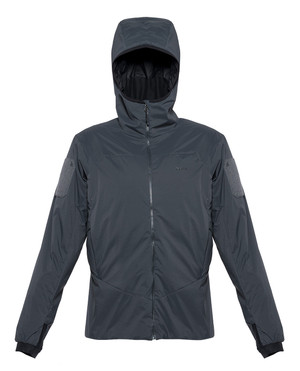 DNS Alpha Light Insulation Hoody Dark Grey TACWRK Logo