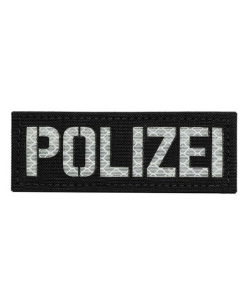 TERRA B - Patch POLIZEI Schwarz