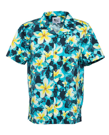 OTTE Gear - Aloha Pua Honu Shirt Blue Atoll